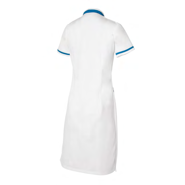 BLOUSE FEMME ANGELINA BLANC/BLEU HOPITAL - HASSON