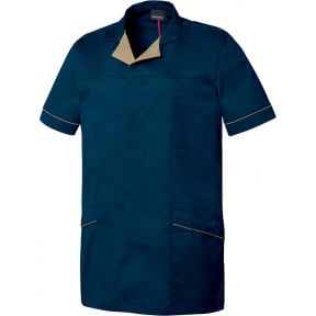 TUNIQUE HOMME ALEXIS NAVY/BEIGE - HASSON