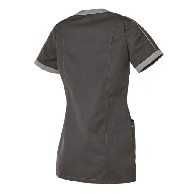 TUNIQUE FEMME LOU CHARBON/GRIS MOYEN - HASSON