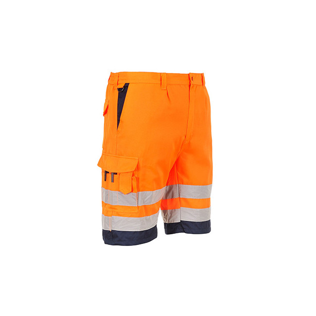 Bermuda Haute Visibilité Orange/Marine - Portwest