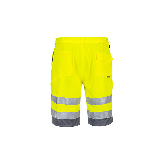 Warnschutz-Bermuda Gelb/Grau - Portwest