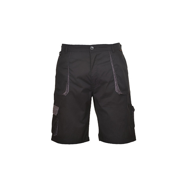 Bermudy Texo Contrast Czarne - Portwest