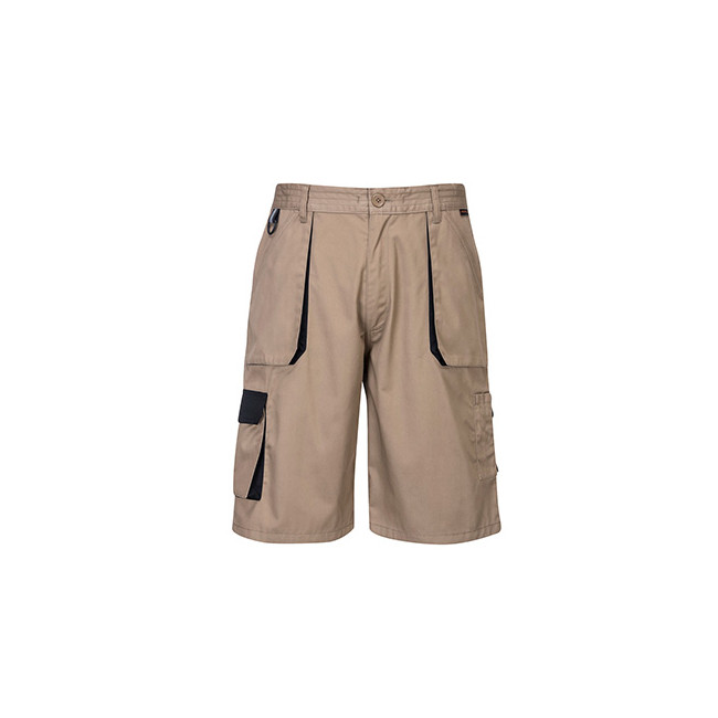 Bermudy Texo Contrast Khaki - Portwest