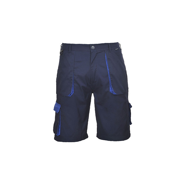 Spodenki Bermuda Texo Contrast Granatowe - Portwest