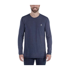 FORCE EXTREMES T-SHIRT L-S 102998 981-NAVY HEATHER