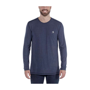 FORCE EXTREMES T-SHIRT L-S 102998 981-NAVY HEATHER