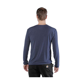 FORCE EXTREMES T-SHIRT L-S 102998 981-NAVY HEATHER
