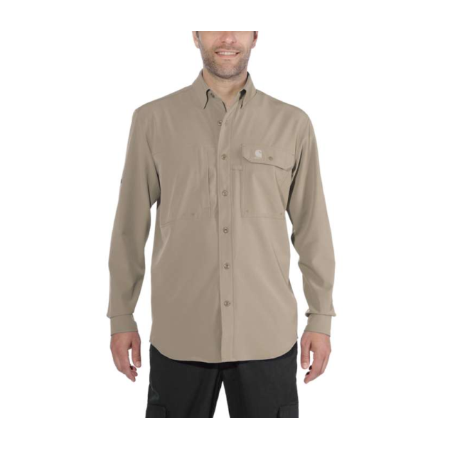 FORCE EXTREMES ANGLER SHIRT L-S 103011 251-DES-DESERT