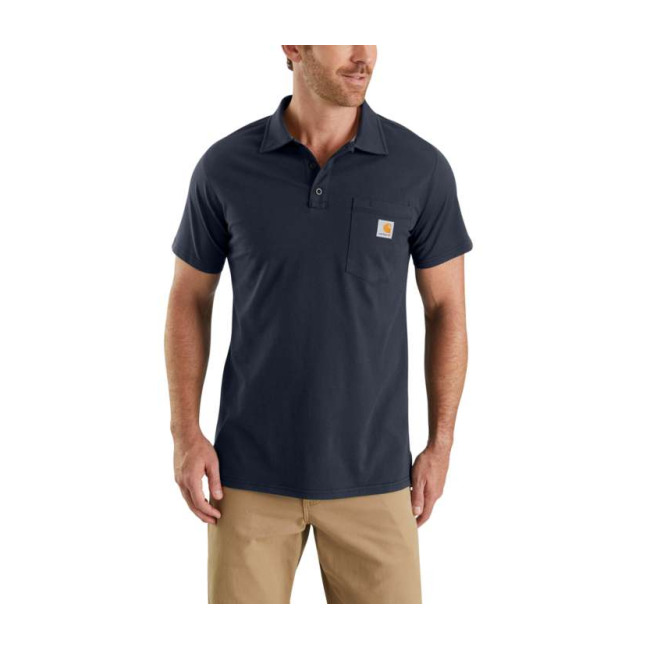 FORCE COTTON DELMONT POCKET POLO 103569 412-NVY-NAVY