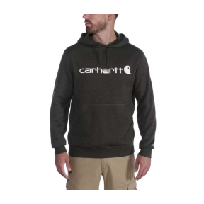 DELMONT GRAPHIC KAPUZENPULLOVER 103873 013-BLACK HEATHER