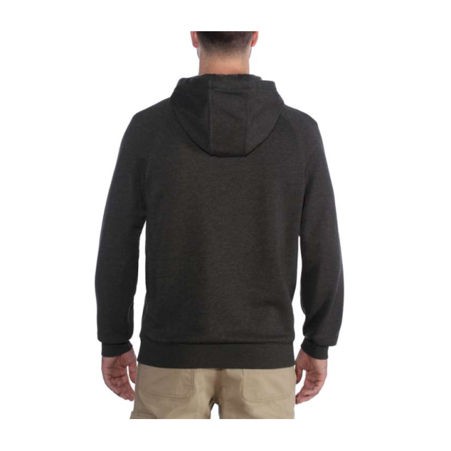 DELMONT GRAPHIC HOODED SWEATSHIRT 103873 013-BLACK HEATHER