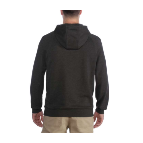 DELMONT GRAPHIC HOODED SWEATSHIRT 103873 013-BLACK HEATHER