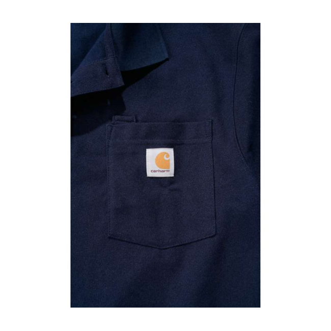 CONTRACTORS WORK POCKET POLO K570 412-NVY-NAVY