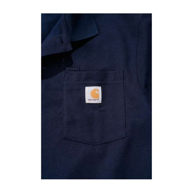 CONTRACTORS WORK POCKET POLO K570 412-NVY-NAVY