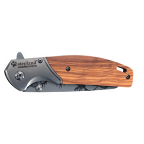 Couteau pliant gravé cerf - Stepland