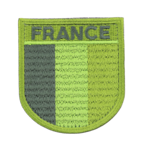 Embleem lage zichtbaarheid. Frankrijk driekleurig Groen - DMB