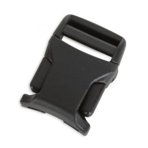 Seitliche Schnalle 25 mm für MOLLE-System Schwarz - Tasmanian Tiger