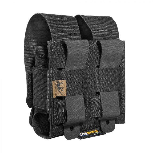 TT 2 SGL FLASHBANG POUCH - PORTE GRENADE DOUBLE - 12X4,5X4CM - NOIR