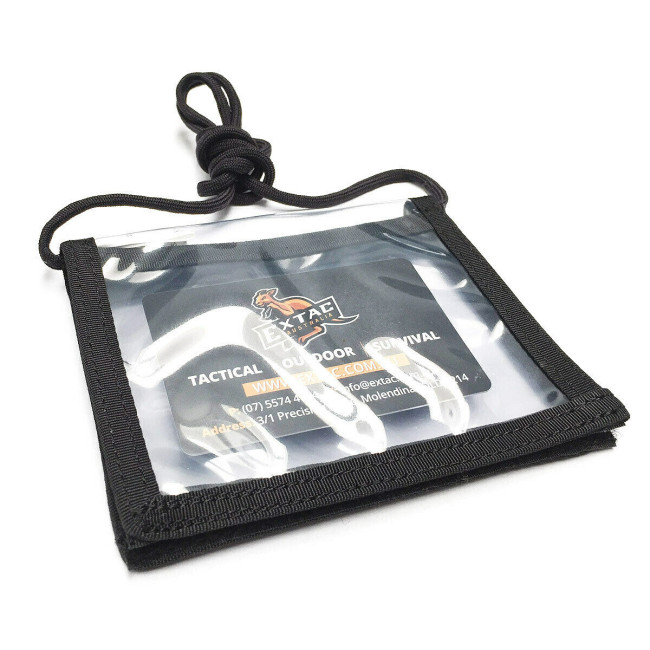 Porte carnet d'identification Noir - Tasmanian tiger