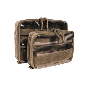 Set van 2 MEDIC transparante opbergzakken met velcro coyote - Tasmanian Tiger