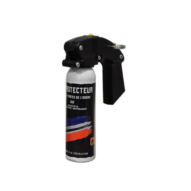 Aérosol anti-agression Gaz CS 100ml avec poignée - LPSA