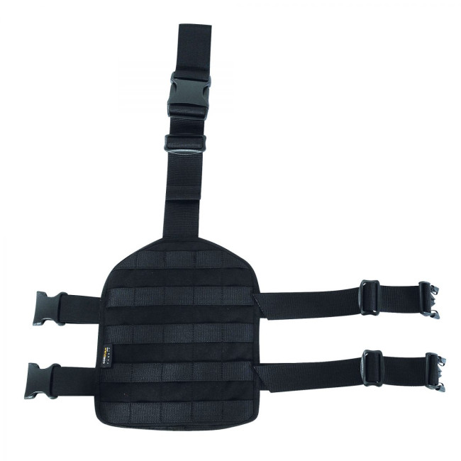 Beinplatte mit MOLLE-System - Schwarz - Tasmanian Tiger