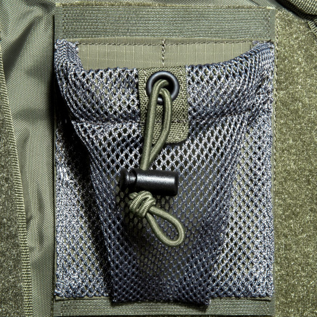 TT MODULAR COLLECTOR S VELCRO - NETZAK - 12X10X1CM - OLIVE