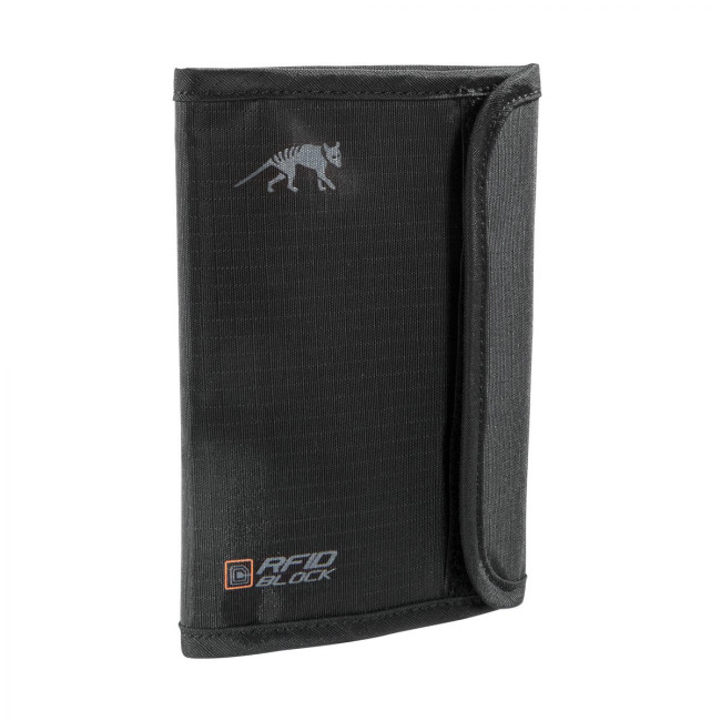 Porte passeport avec protection RFID Noir - Tasmanian Tiger