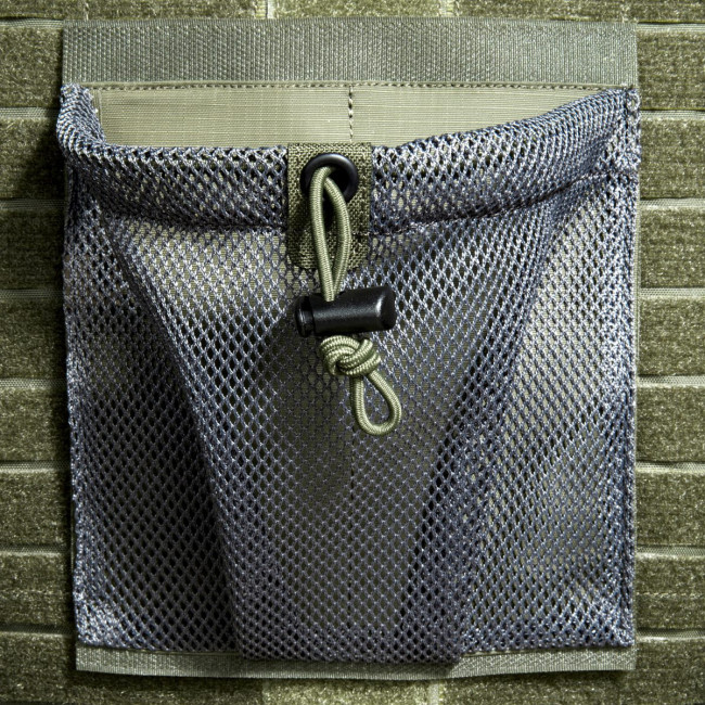 TT MODULAR COLLECTOR M VELCRO - KIESZEŃ SIATKOWA - 16X16X1CM - OLIWKA