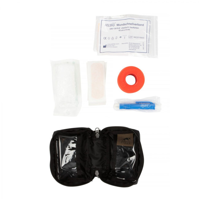 TT FIRST AID MINI - GEVULDE EHBO KIT - 10X7X4CM - ZWART