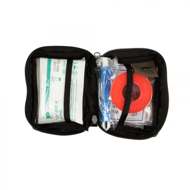 TT FIRST AID MINI - TROUSSE MEDIC REMPLIE - 10X7X4CM - NOIR