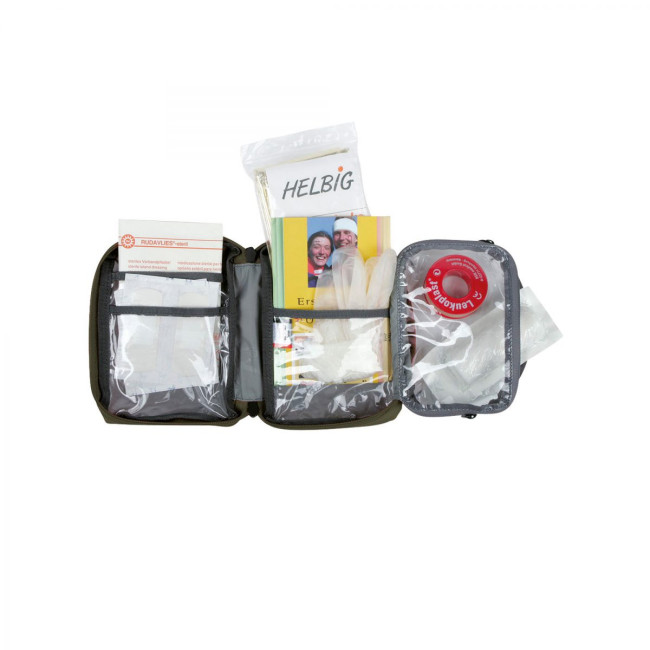 TT FIRST AID BASIC - TROUSSE MEDIC REMPLIE - 18X12.5X5.5CM - OLIVE