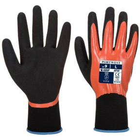 Dermi Pro Handschuhe Orange und Schwarz - Portwest