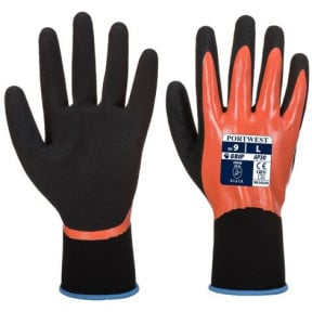 Dermi Pro Handschuhe Orange und Schwarz - Portwest
