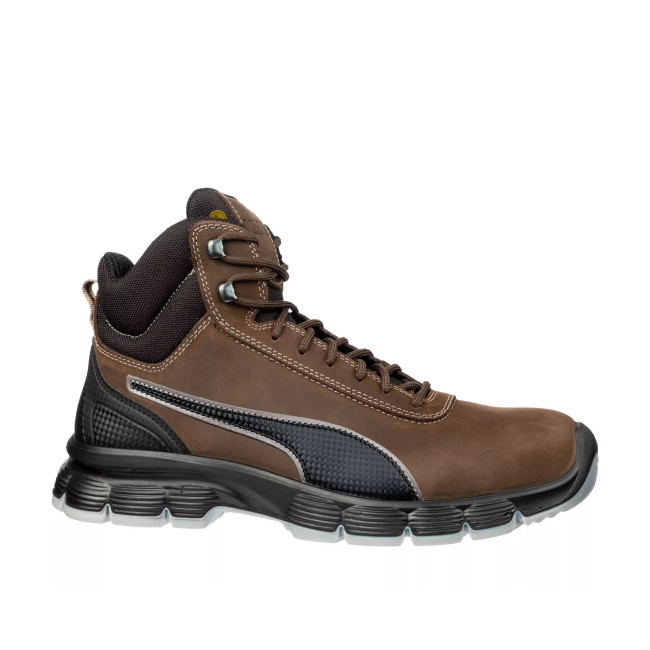 Buty bezpieczeństwa Condor mid S3 ESD SRC - brązowe - Puma