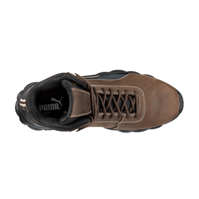 Buty bezpieczeństwa Condor mid S3 ESD SRC - brązowe - Puma