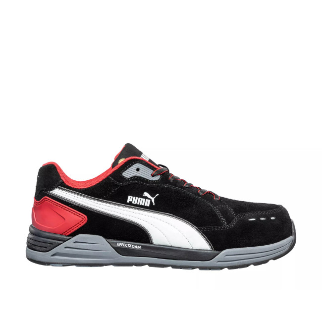 Buty robocze Airtwist low S3 ESD HRO SRC - czarne/czerwone - Puma