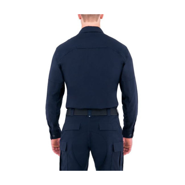 Chemise BDU homme Tactix L/S bleu nuit - First Tactical