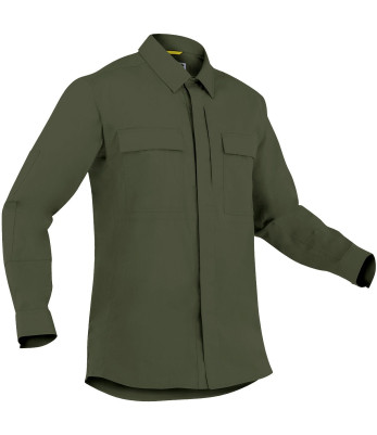 Chemise BDU homme L/S vert olive - First Tactical