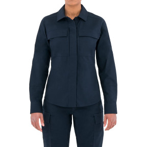 BDU overhemd dames Tactix L/S middernachtblauw - First Tactical