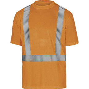 Tee-shirt polyester haute visibilité Orange - Delta Plus