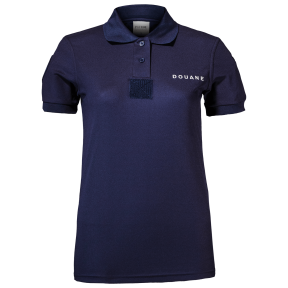 Polo Dames Douane Cooldry in piqué mesh Blauw - Patrol