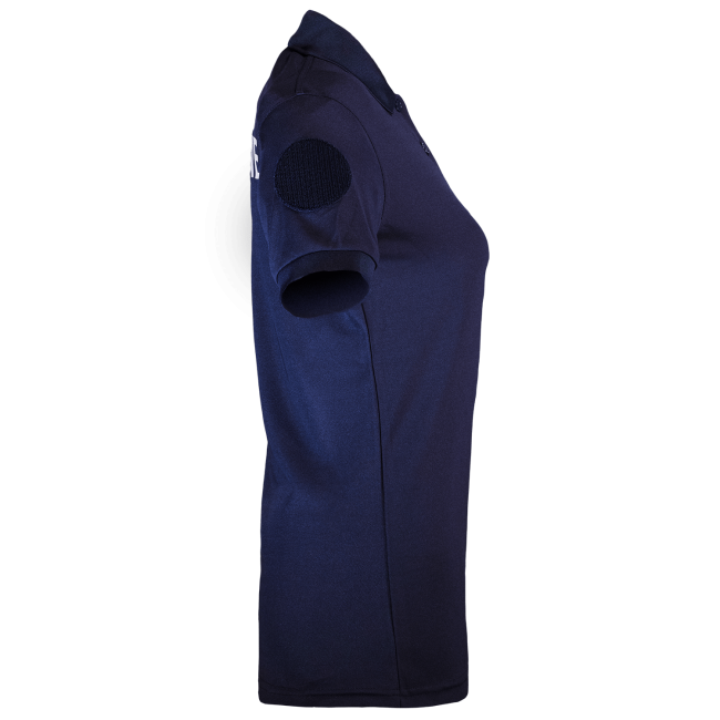Dames Polo Douane Cooldry in piqué mesh Blauw - Patrol