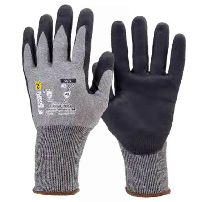 Handschuhe Eurocut N303 CUT C Nitril-Nanoschaum - Coverguard