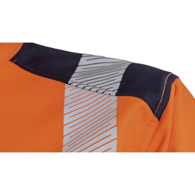 HV Softshell-Jacke Kazan in Orange und Marineblau - Coverguard