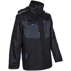 Parka + Softshell-Jacke Wani schwarz und grau - Coverguard