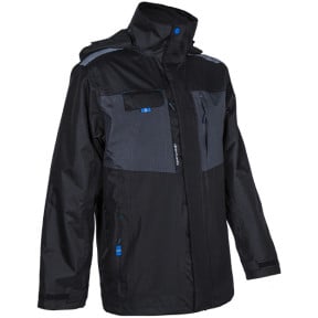 Parka + Veste Softshell Wani noir et gris - Coverguard