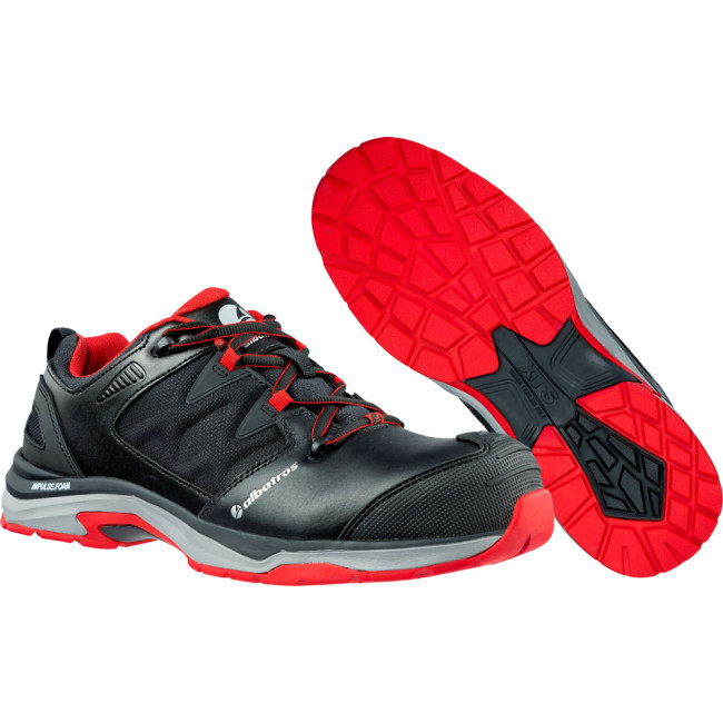 Chaussures de sécurité Ultratrail low S3 Noir/Rouge - Albatros