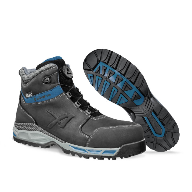 Sicherheitsschuhe Tofane QL CTX mid S3 Schwarz - Albatros