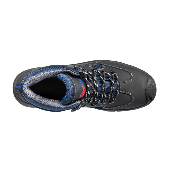 Buty robocze Safe mid S3 Czarno-Niebieskie - Footguard